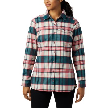 Dámské Košile Columbia Silver Ridge 2.0 Flannel Tunic Červené YDPMLX918